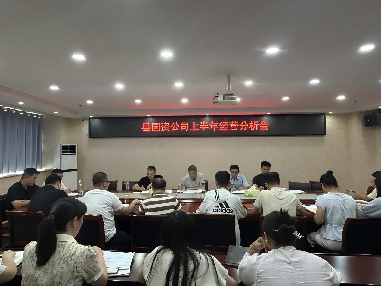县国资公司召开2026年上半年经营分析会